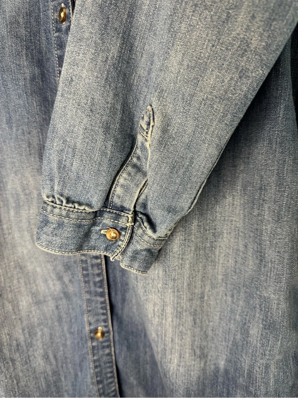 Girls Old Navy Denim Shirt Dress with Belt - Size XXL 14